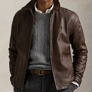 [NWT] Polo Ralph Lauren Leather Jacket